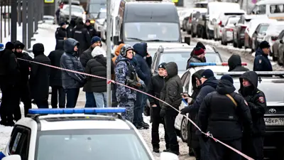 طوق أمني عند منزل الجنرال كيريلوف بعد اغتياله