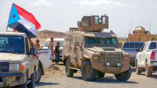 عناصر من القوات الجنوبية اليمنية