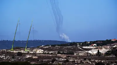 صواريخ أطلقها حزب الله على شمال إسرائيل