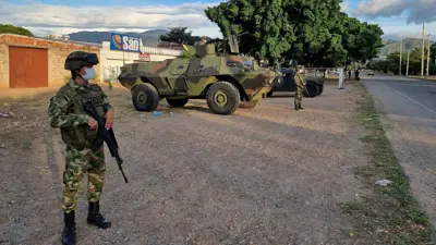 عناصر من الجيش الكولومبي