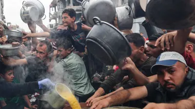 مشهد من غزة