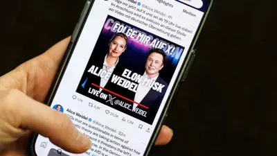 ماسك وفايدل في منشور على إكس