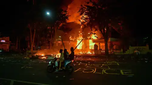 آثار الاحتجاجات في إندونيسيا