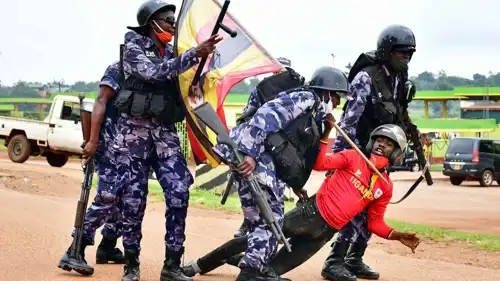 مشهد من احتجاجات سابقة في أوغندا