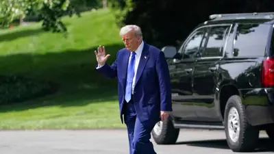 الرئيس الأمريكي دونالد ترامب يغادر إلى السعودية في جولة بالمنطقة