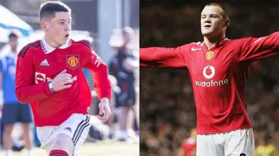 واين روني وابنه كاي