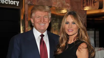 دونالد ترامب وزوجته ميلانيا ترامب