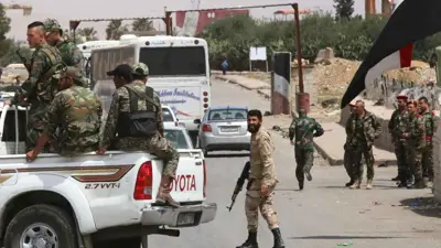 مسلحون في محافظة السويداء