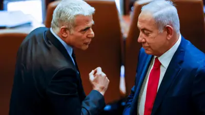 بنيامين نتنياهو ويائير لابيد