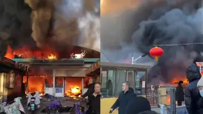 جانب من الحريق