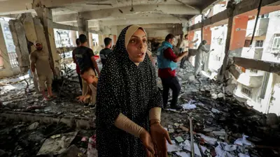 دمار غزة جراء القصف الإسرائيلي 