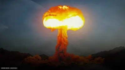 انفجار قنبلة نووية