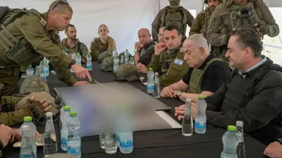  كاتس ونتنياهو وهليقي يستعرضون خططا عسكرية