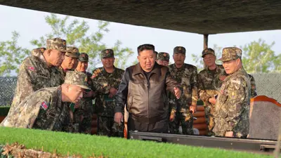 الزعيم الكوري الشمالي كيم جونغ أون