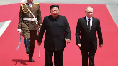 فلاديمير بوتين وكيم جونغ أون