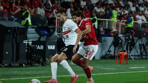 أحمد فتوح في مباراة الأهلي والزمالك