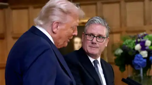 كير ستارمر ودونالد ترامب