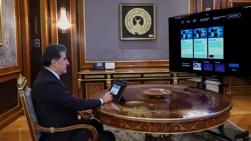 رئيس إقليم كردستان نيجيرفان بارزاني