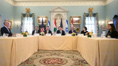 خلال اجتماع واشنطن بين لبنان وإسرائيل برعاية أمريكية