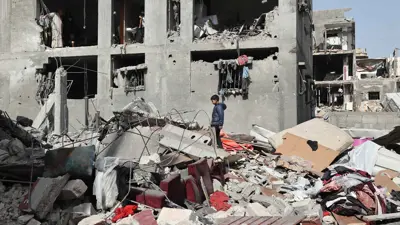 مشهد من غزة