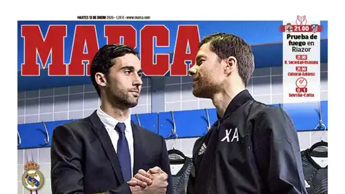 غلاف صحيفة ماركا الصادر صباح الثلاثاء