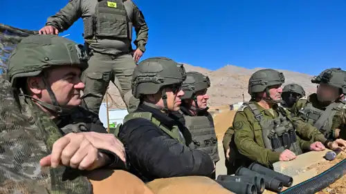 نتنياهو خلال زيارة جنوب سوريا