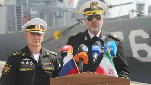 المتحدث باسم المناورات البحرية المشتركة الأدميرال حسن مقصودلو