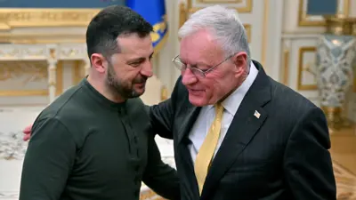 الرئيس الأوكراني ومبعوث ترامب