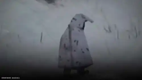 "البطريق اليائس".. جندي روسي يحاول خداع المسيرات ويدفع الثمن