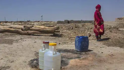 أزمة المياه في إيران 