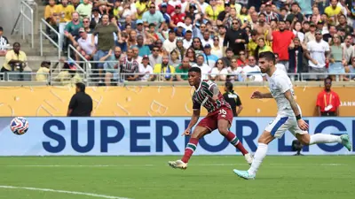 الهدف الثاني لفريق فلومينينسي  في شباك الهلال