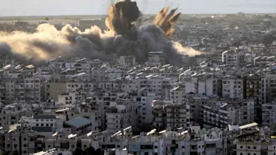 غارات إسرائيلية على الضاحية الجنوبية 