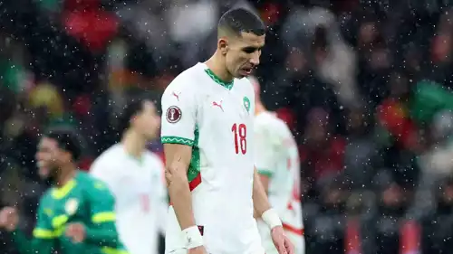 جواد الياميق مدافع منتخب المغرب