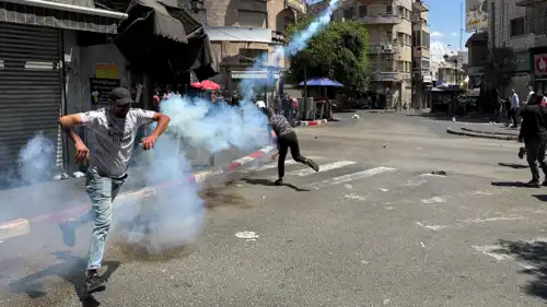 اشتباكات مع القوات الإسرائيلية خلال مداهمة رام الله