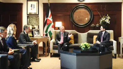 لفاء سابق بين ملك الأردن وبلينكن