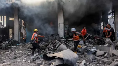 من الغارات الإسرائيلية على قطاع غزة