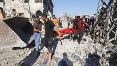 مشهد من غزة