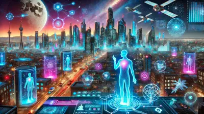 تعبيرية عن تصور الذكاء الاصطناعي لشكل العالم بعد 30 عامًا