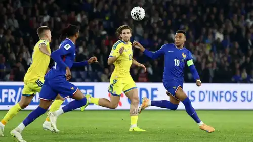 مباراة فرنسا وأوكرانيا في تصفيات كأس العالم 2026