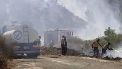 حرائق ريف اللاذقية 