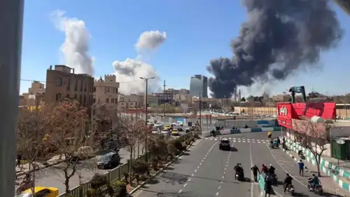 من القصف الأمريكي-الإسرائيلي على طهران