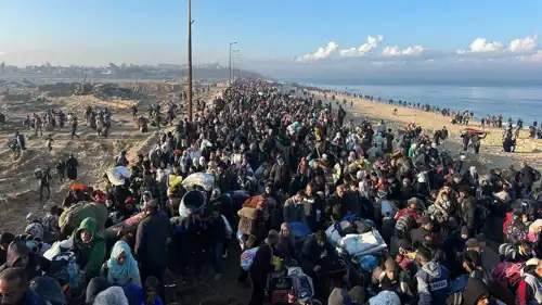 نزوح سكان غزة