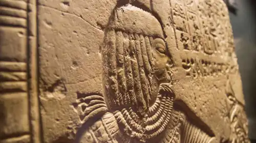 الفن المصري القديم للنقوش الهيروغليفية على الحجر