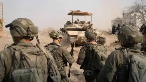 جنود إسرائيليون خلال المعارك في غزة