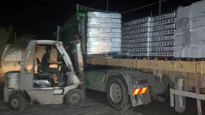 قافلة مساعدات إماراتية تدخل غزة