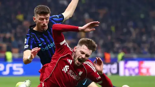 مباراة ليفربول وإنتر ميلان في دوري أبطال أوروبا