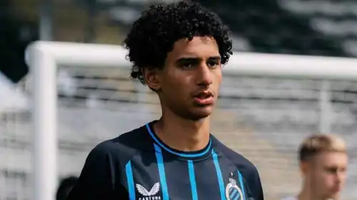 محمد جلال الباي لاعب كلوب بروج البلجيكي