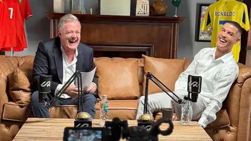 كريستيانو رونالدو وبيرس مورغان