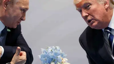 الرئيسان الأمريكي دونالد ترامب والروسي فلاديمير بوتين