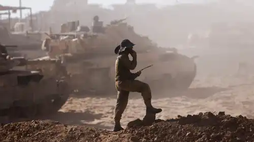 الجيش الإسرائيلي في محيط قطاع غزة